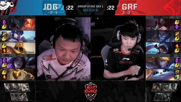 JDG vs GRF 벤픽
